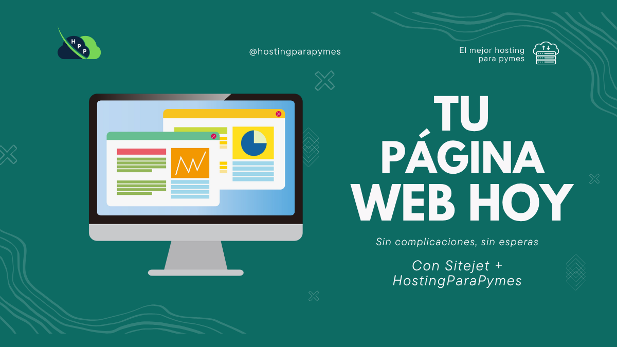 Crear página web rápida con Sitejet y hosting WHMCS en HostingParaPymes
